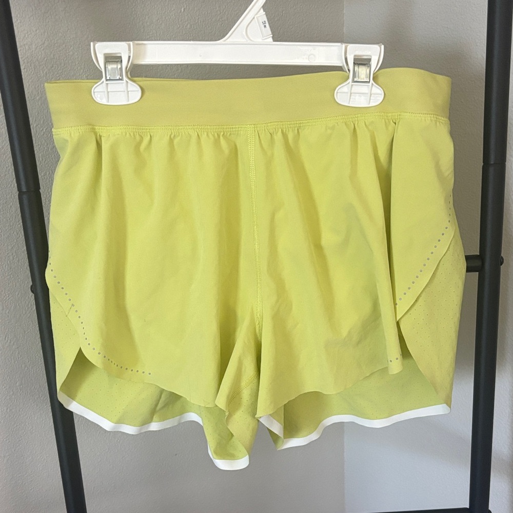 lululemon athletica Yellow Athletic Shorts